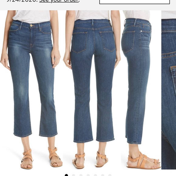 Frame Le High Straight Jean - Size 27 - Picture 2 of 3